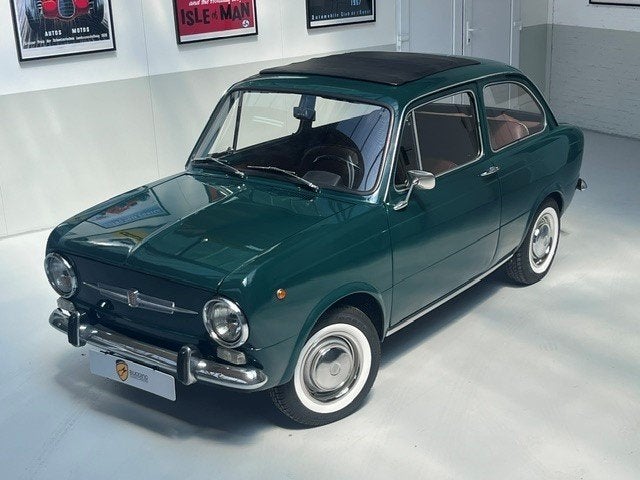 Fiat 850D 1971, Auto's, Oldtimers, Achterwielaandrijving, Handgeschakeld, Sedan, 843 cc