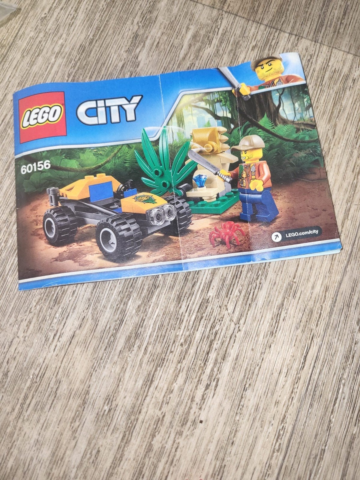 Lego City 60156 Jungle Buggy met minifiguur en spin, Compleet, City, Lego, Ophalen of Verzenden