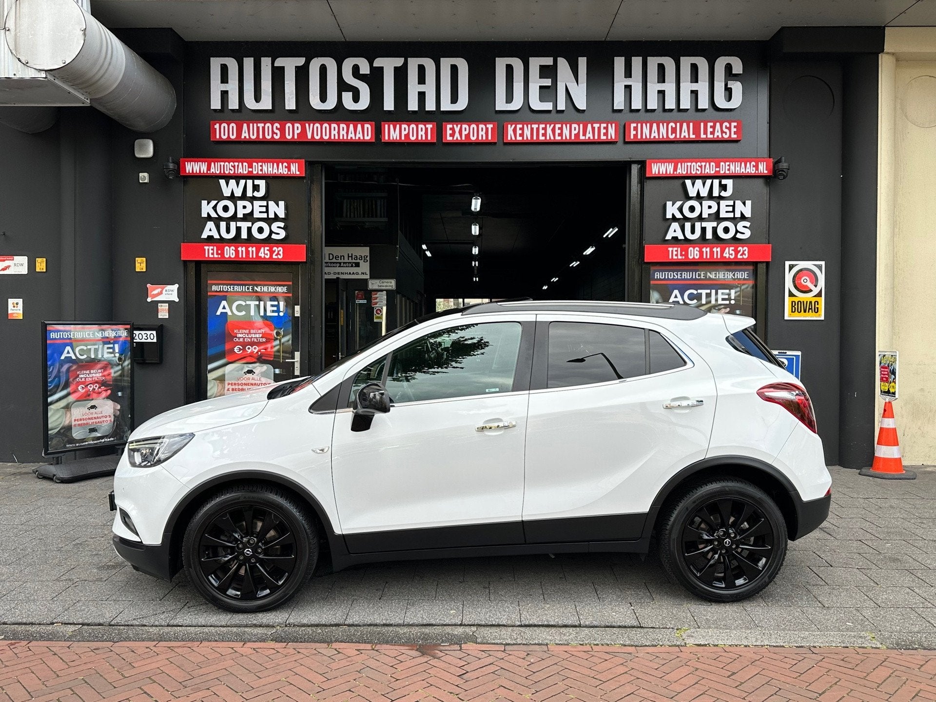 Opel Mokka X 1.4 Turbo Innovation Automaat, Auto's, Gebruikt, Euro 6, Automatische klimaatregeling, Wit