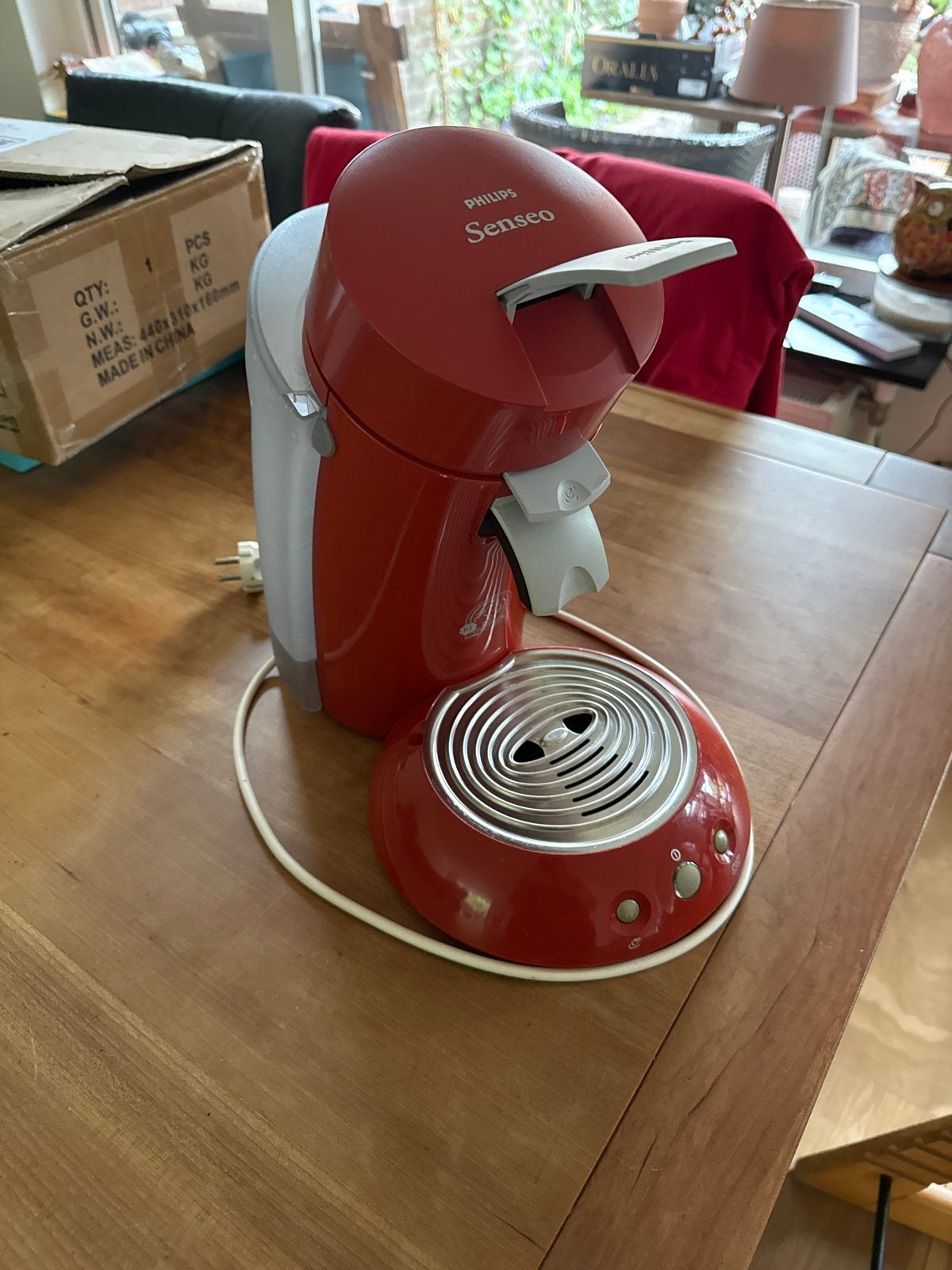 Philips Senseo met extra groot waterreservoir, Ophalen, Gebruikt, Koffiemachine, 4 tot 10 kopjes