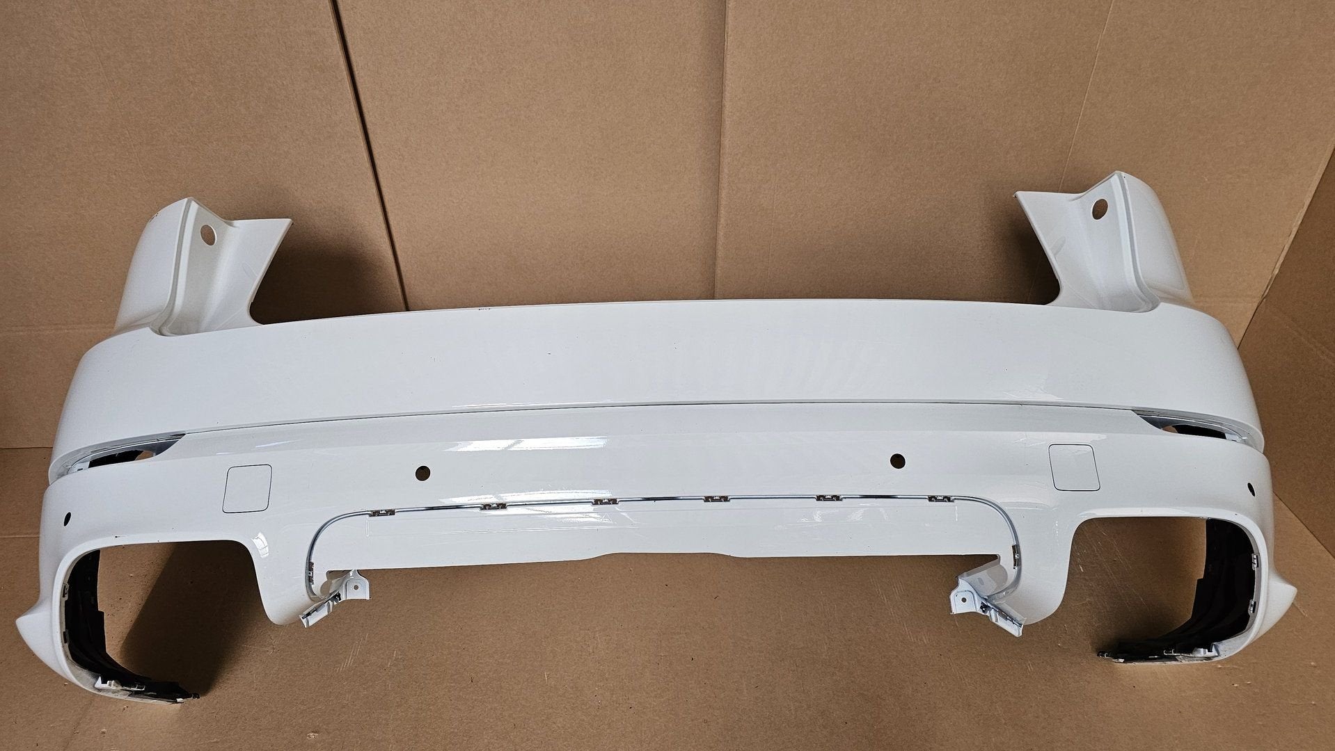 Achterbumper Porsche Cayenne 9Y 4.0 V8 GTS 4xPDC 9Y0807421A, Gebruikt, -, Ophalen of Verzenden, Achter
