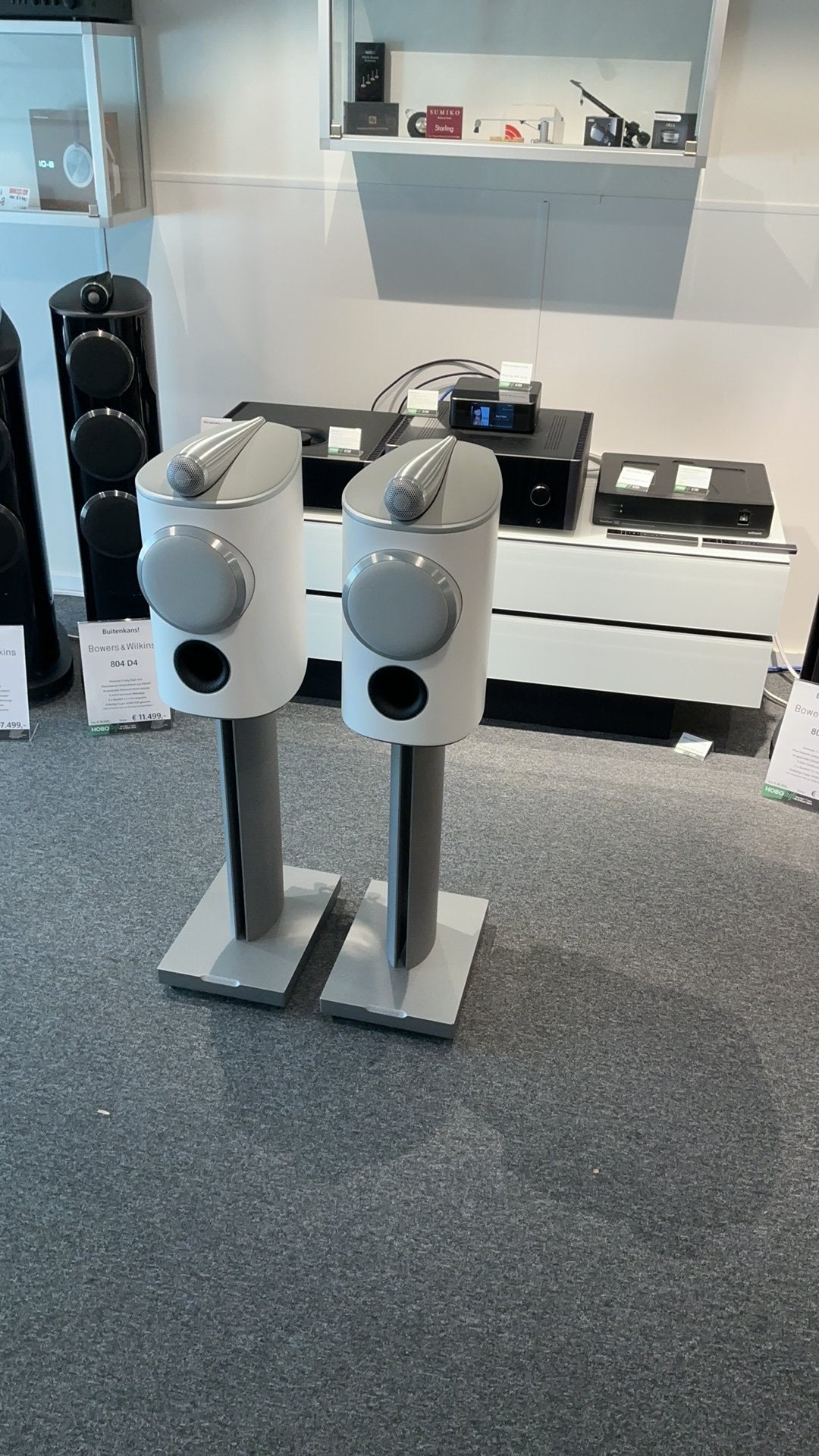 Bowers & Wilkins 805D4 luidsprekers in perfecte staat, Ophalen, Zo goed als nieuw, Bowers & Wilkins (B&W)