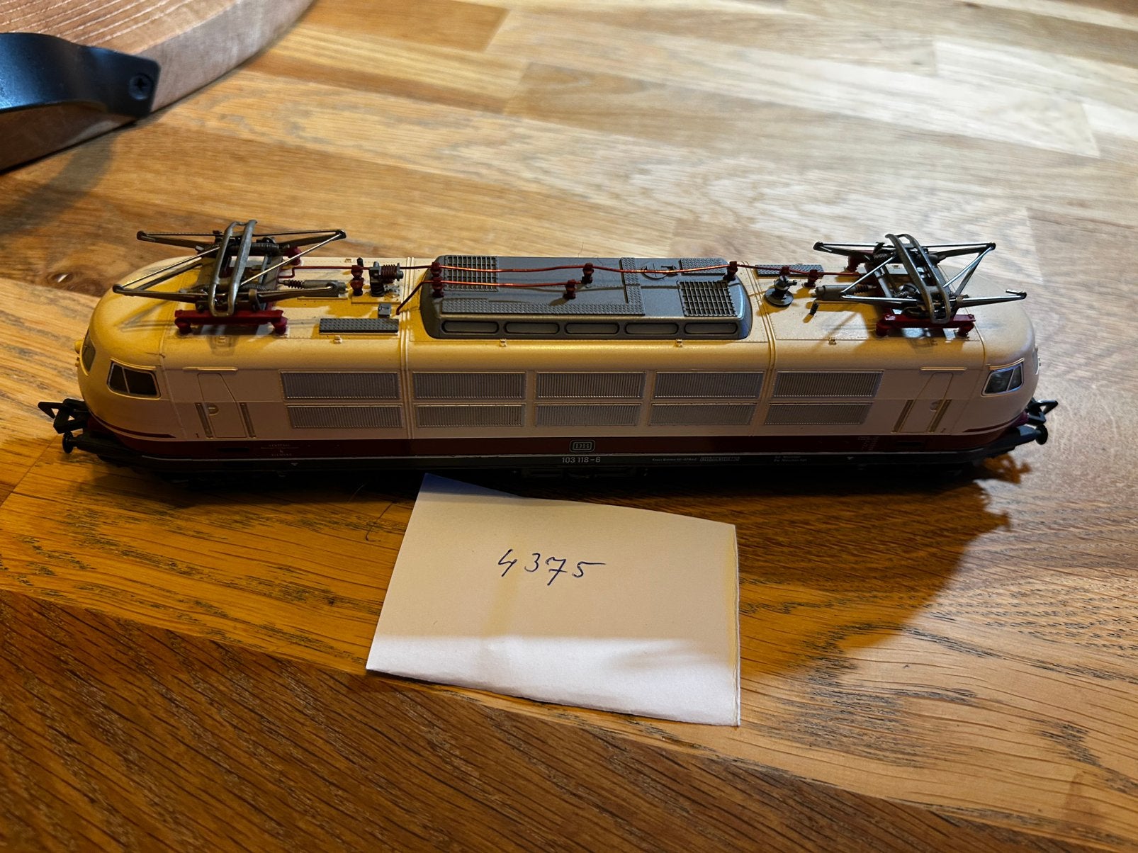 Fleischmann H0 4375 - Elektrische locomotief BR 103 (DB TEE), Verzenden, Fleischmann, Zo goed als nieuw, Analoog