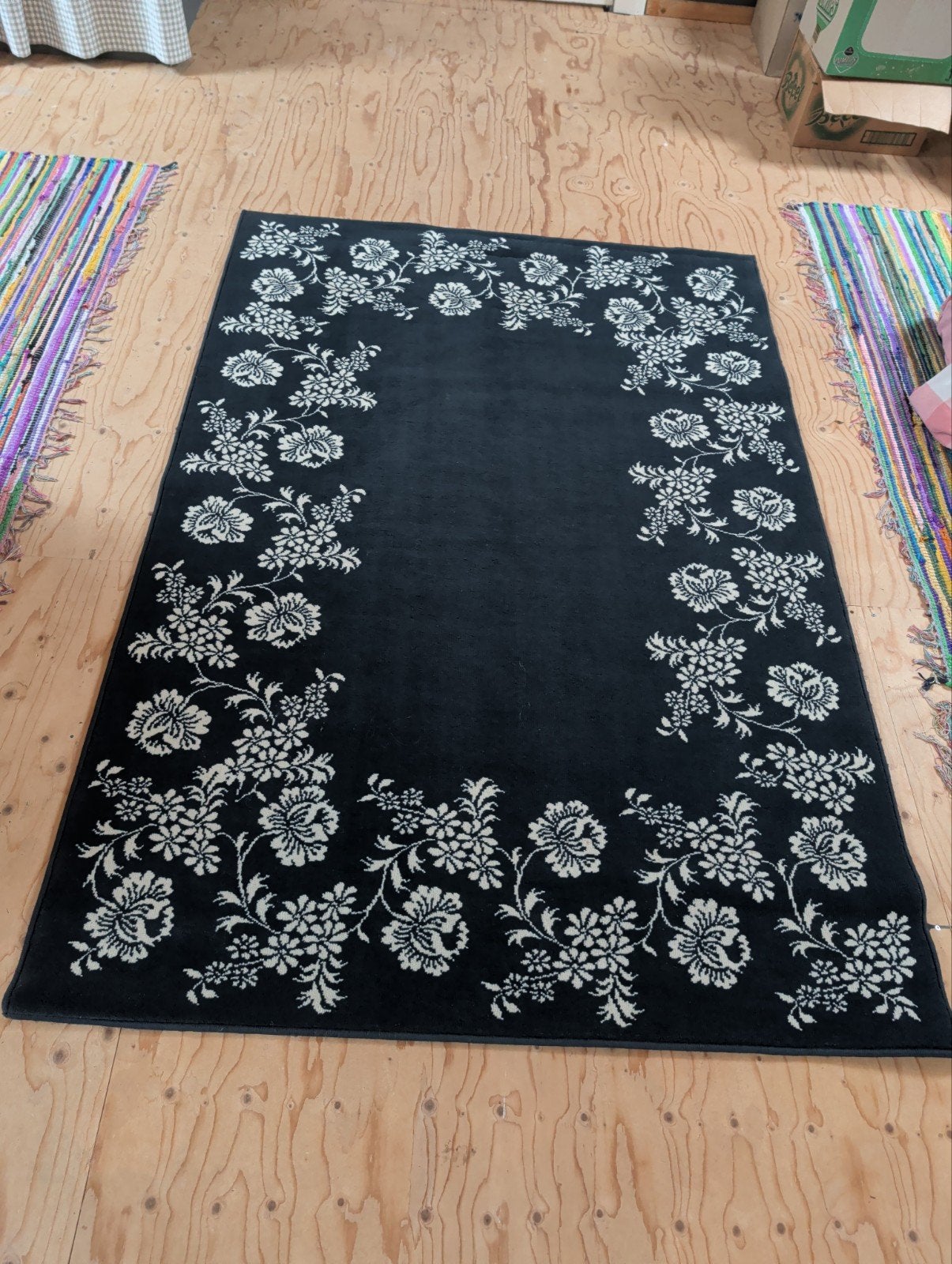 Alvine vloerkleed 133 x 195, Ophalen, 100 tot 150 cm, Blauw, Zo goed als nieuw