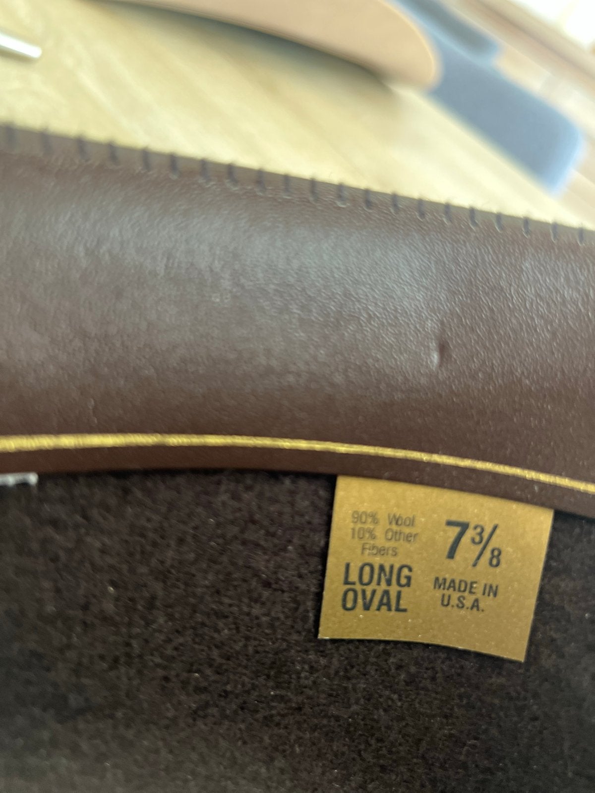 Originele Finchers Cowboyhoed - Donkerbruin - Maat 7 3/8, Kleding | Heren, Ophalen of Verzenden, Nieuw, Hoed