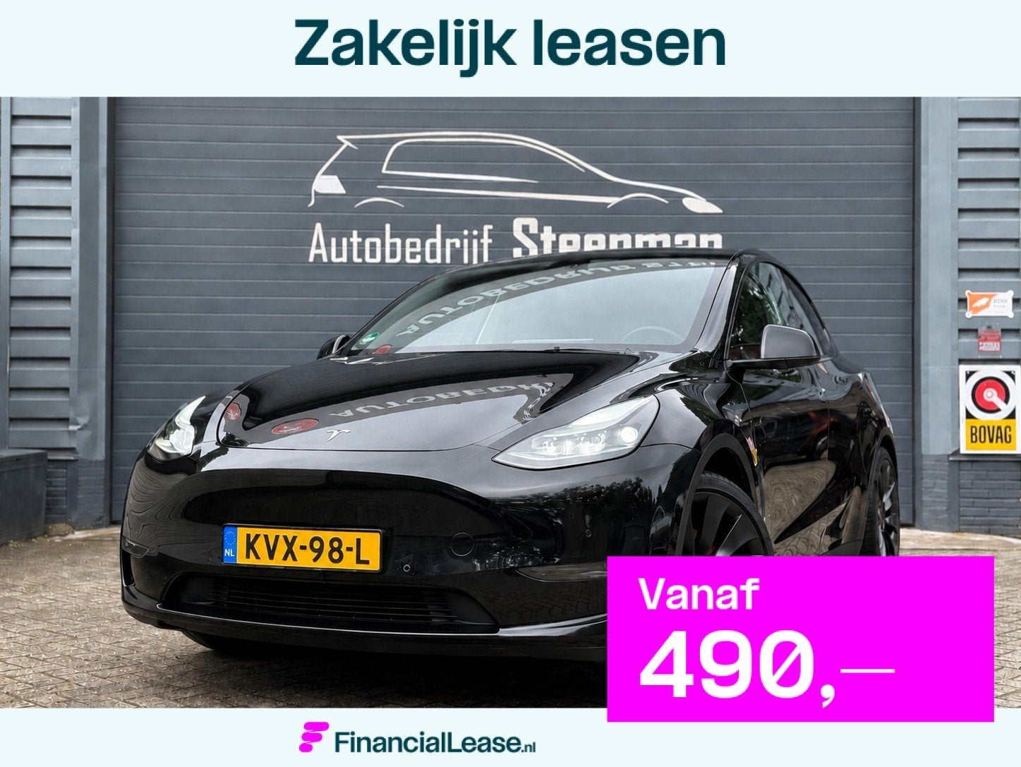 Tesla Model Y Performance AWD 75 kWh | 21" Turbine | Track, Automaat, Dealer onderhouden, Gebruikt, Zwart