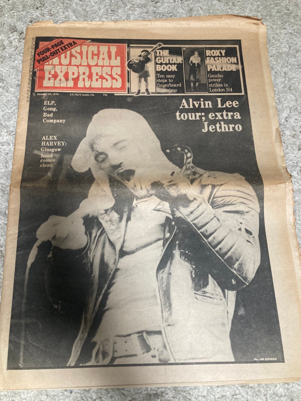 NME 1974 GONG Alex Harvey ELP Syreeta STEVE HILLAGE, Ophalen of Verzenden, Muziek, Film of Tv