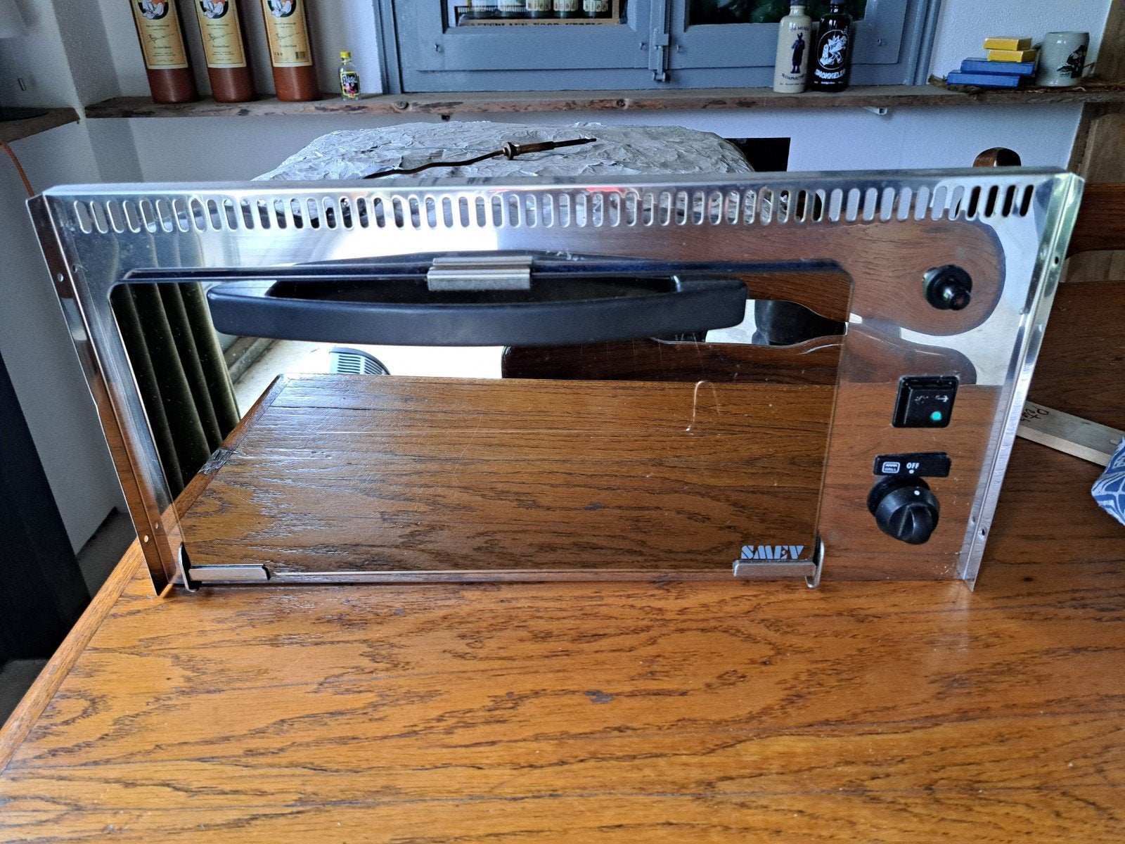 Smev gasoven, Ophalen