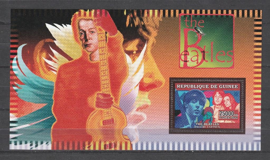 THE BEATLES = Prachtig bl. v GUINEE-294-12, Verzenden, Postfris, Overige thema's