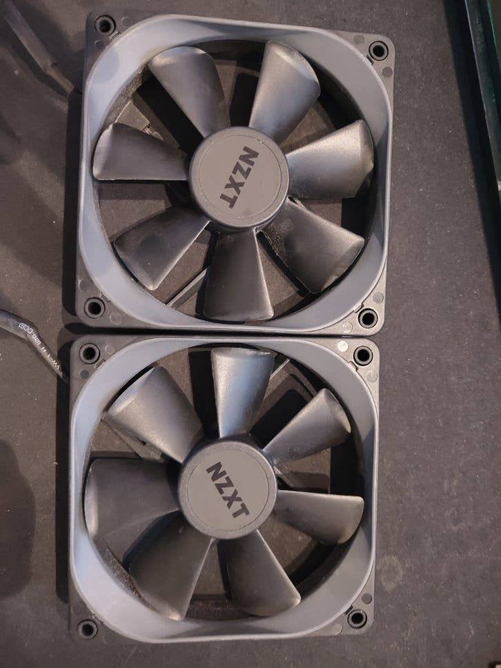 NZXT Aer P 120mm PWM fans - set van 2, Ophalen of Verzenden, Gebruikt, Luchtkoeling