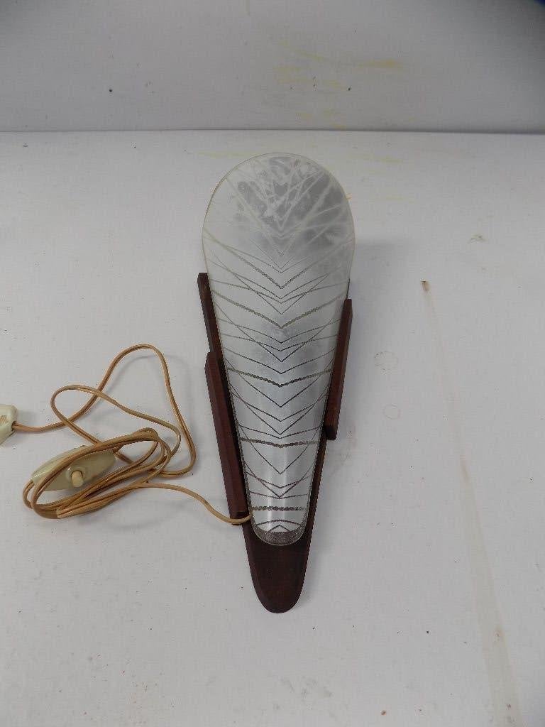Wandlamp jaren 50 mid century deens design, Ophalen of Verzenden, Gebruikt, Hout