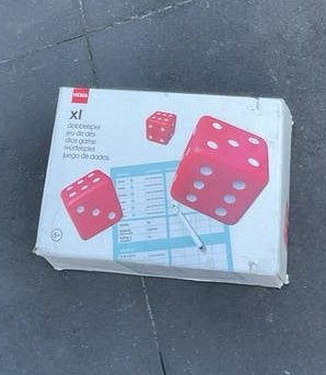Dobbelspel, prachtig voor op de camping!,, Caravans en Kamperen, Ophalen, Zo goed als nieuw