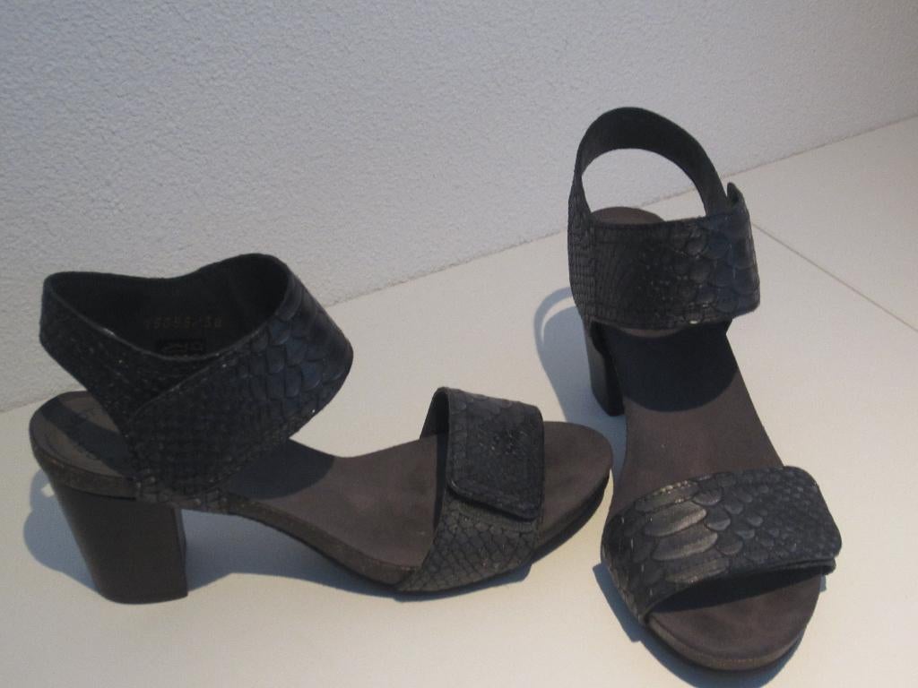 CA SHOTT copenhagen 38 nieuw sandaal met hak, Verzenden, Nieuw, Grijs, Sandalen of Muiltjes