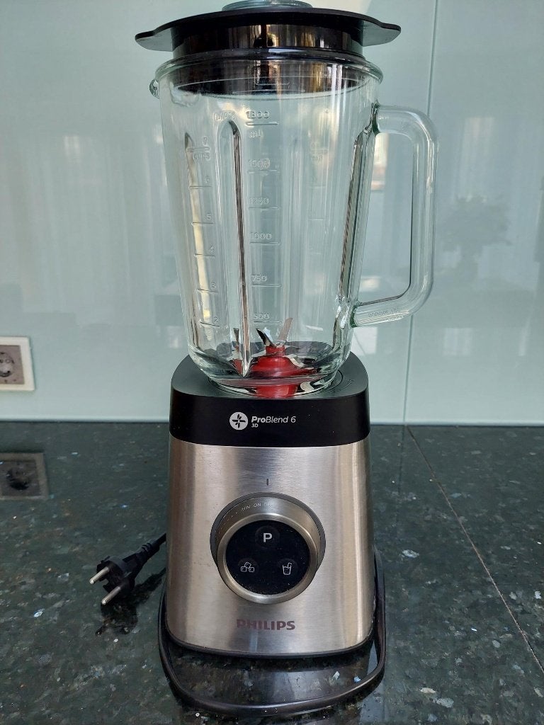 Phillips blender, Huis en Inrichting, Overige typen, Zilver, Ophalen of Verzenden, Zo goed als nieuw