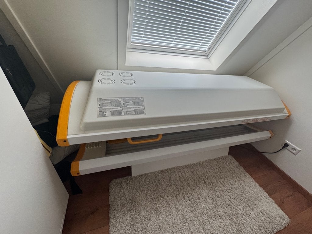 Luxe Alisun SunVision / Ambiance Zonnebank Gezichtsbruiner, Witgoed en Apparatuur, Zonnebanken en Gezichtsbruiners, Ophalen, Zo goed als nieuw