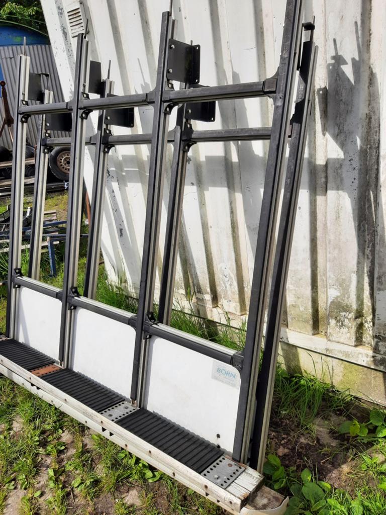 aluminium resteel platen glas transport glasresteel, Gebruikt, Ophalen of Verzenden, Resteel, Platen