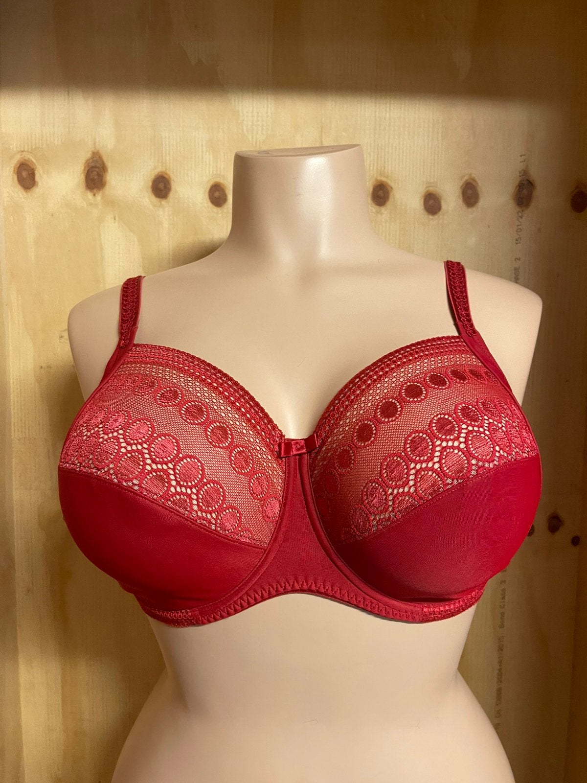 Dacapo bh maat 90f model samba, Verzenden, Rood, BH