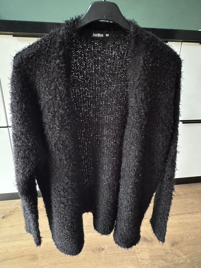 Zwart vest, Ophalen of Verzenden, Zo goed als nieuw, Maat 42/44 (L), Zwart