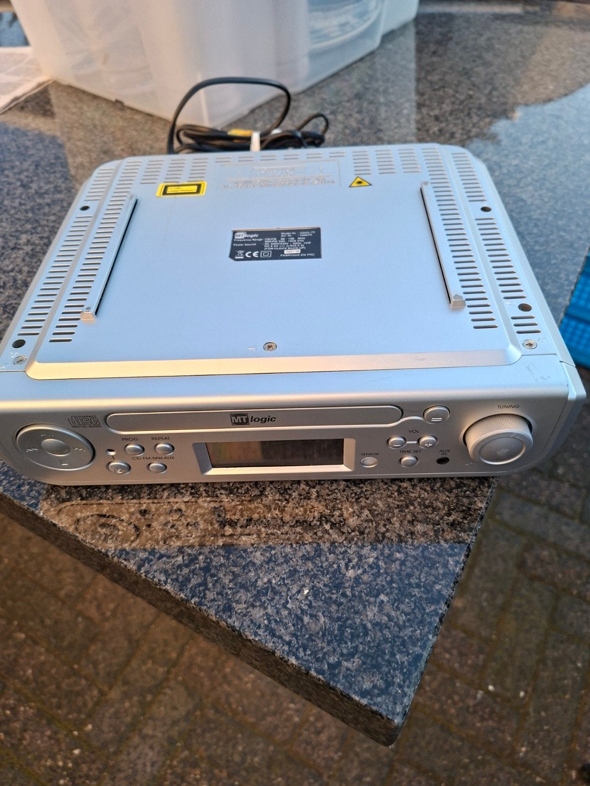 Radio met CD-speler voor/uit caravan Bürstner, Ophalen of Verzenden, Gebruikt, Radio, Met cd-speler