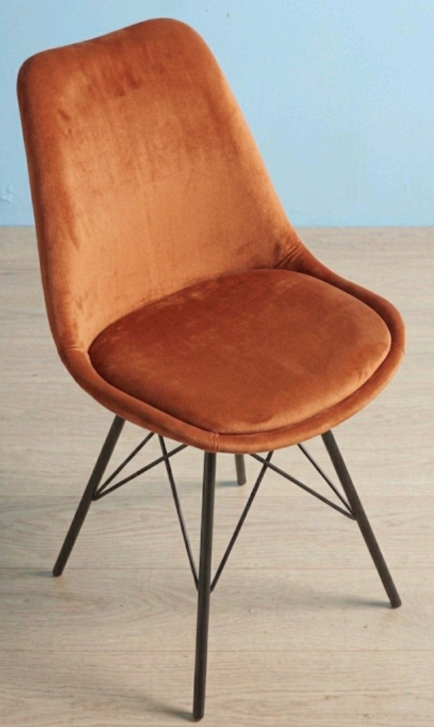 4 velours kuipstoelen diverse kleuren, Ophalen, Overige kleuren, Nieuw, Stof