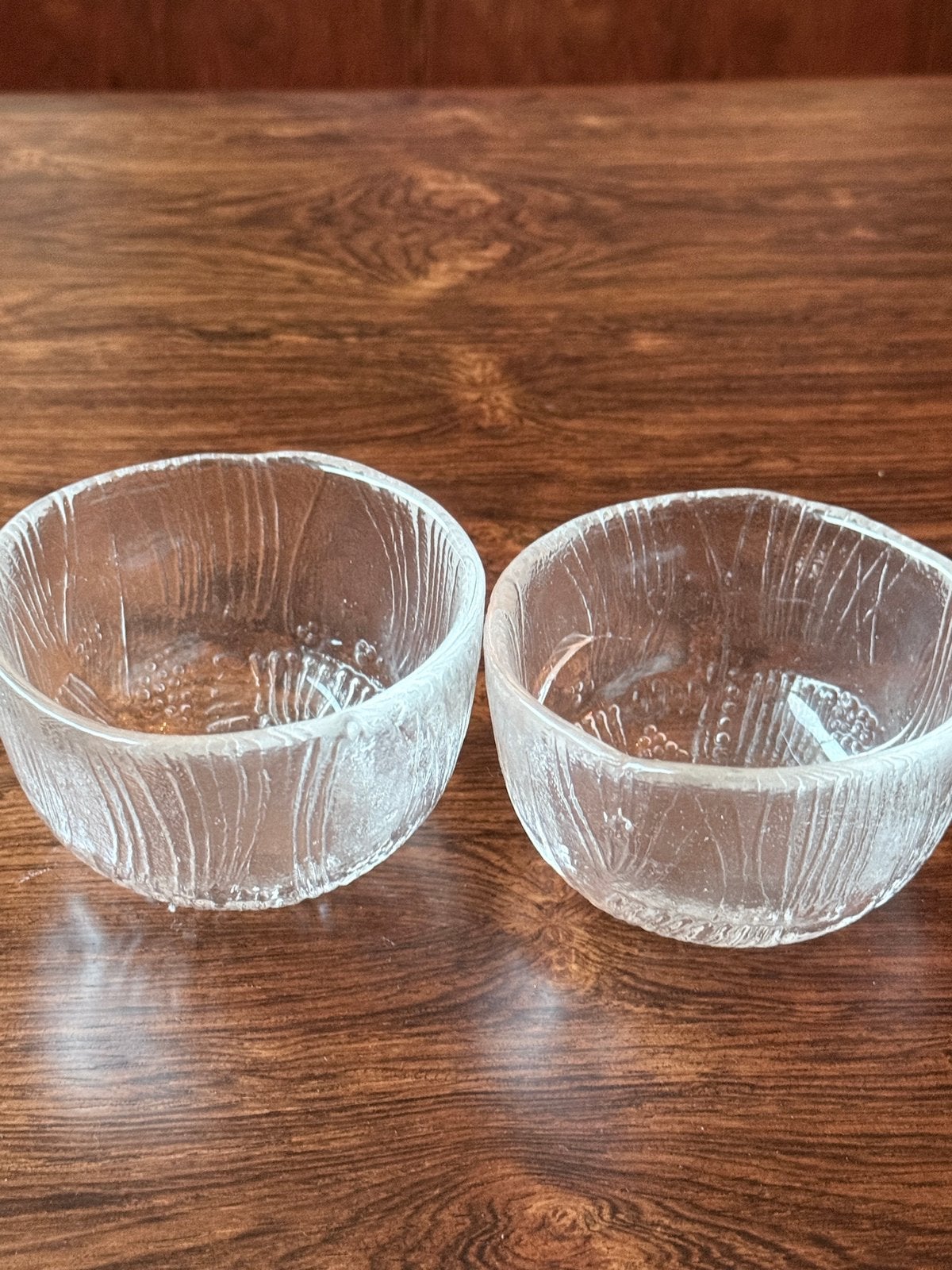 2x Magnor Glassverk Havrett Arne Lindaas Noors glas jaren 70, Ophalen of Verzenden, Zo goed als nieuw, Overige typen