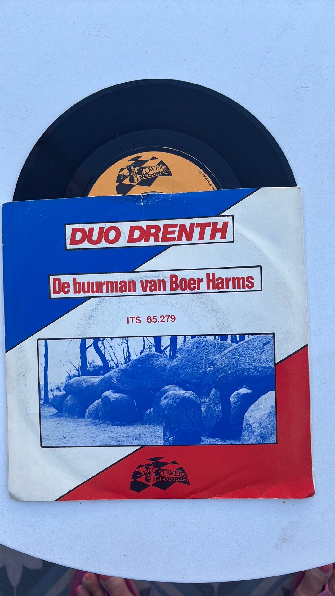 Duo Drenth - De buurman van boer Harms, Cd's en Dvd's, Vinyl Singles, Ophalen of Verzenden, Zo goed als nieuw, Nederlandstalig