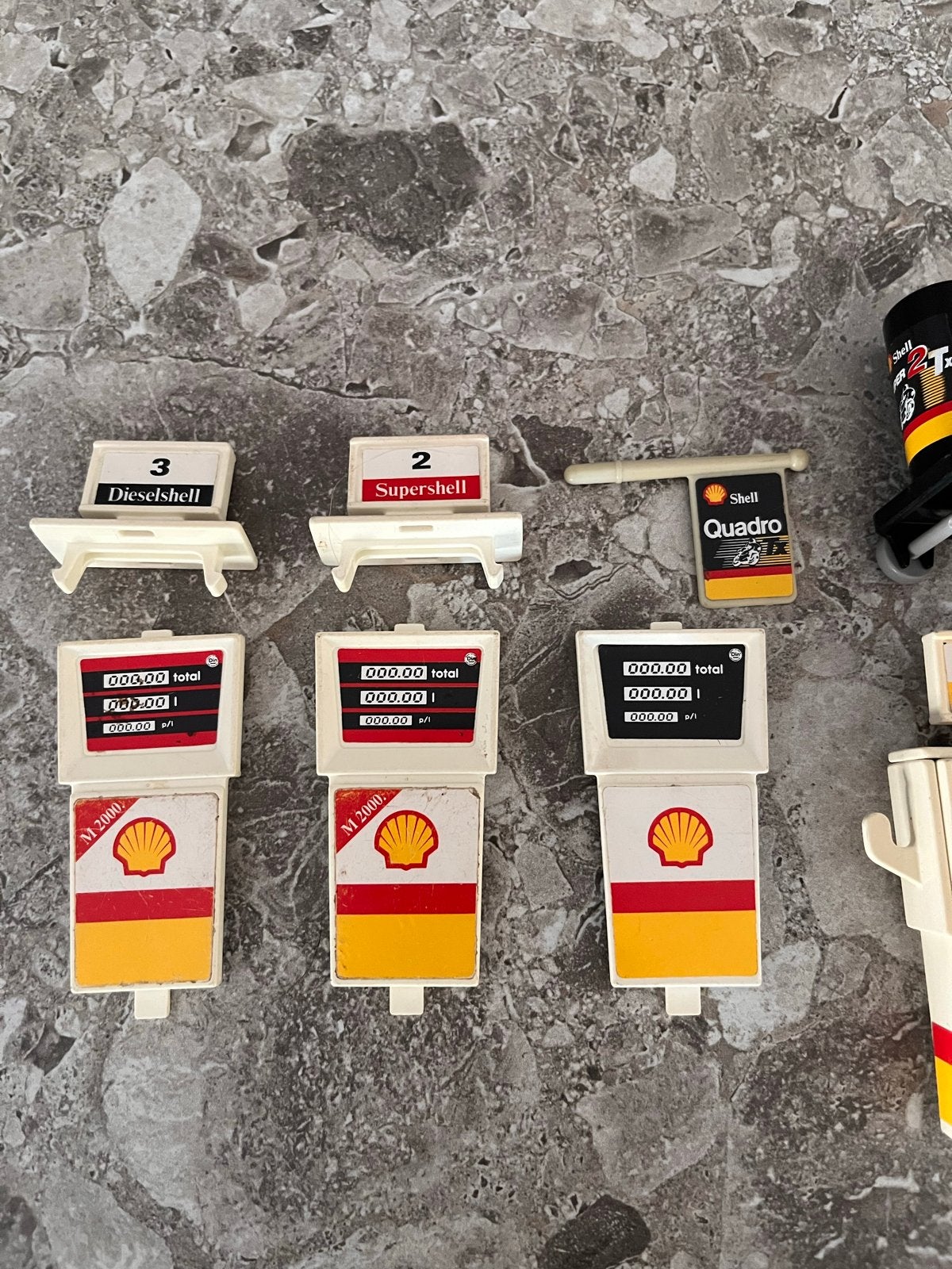 Vintage Playmobil Shell onderdelen, Gebruikt, Losse onderdelen, Overige typen, Ophalen of Verzenden