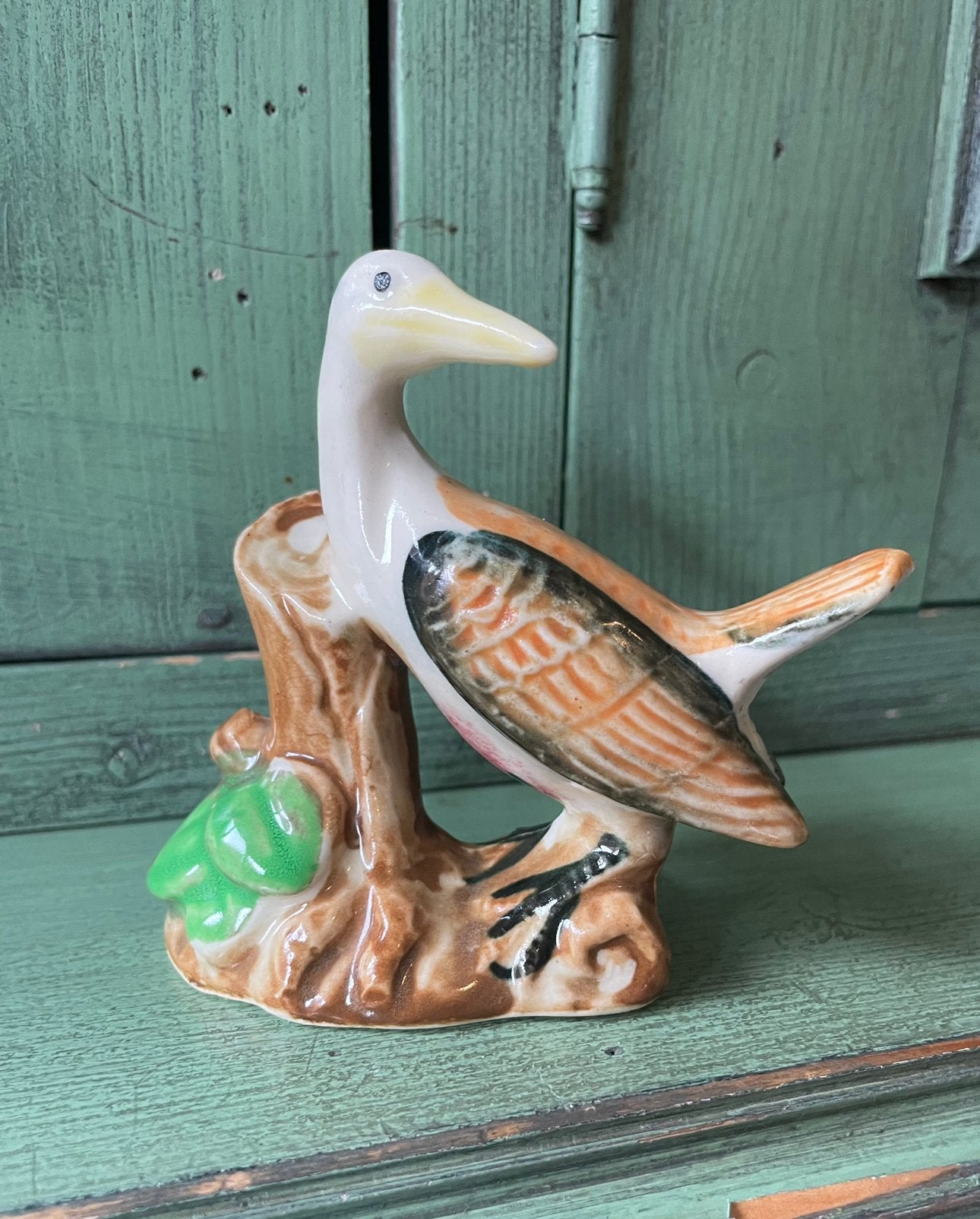 Porselein beeldje van vogel uit Japan, Ophalen of Verzenden