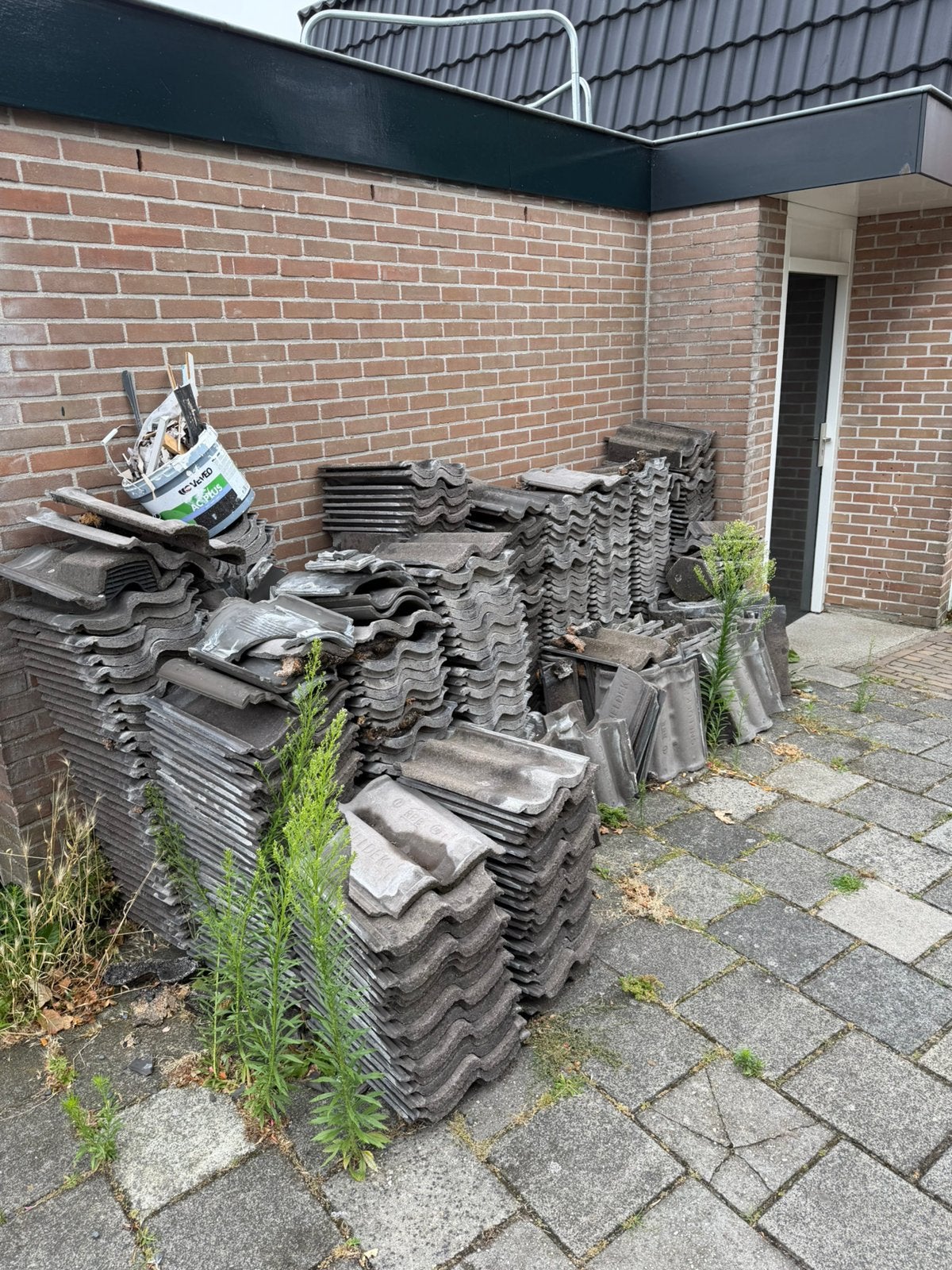 Sneldek dakpannen, Ophalen, Gebruikt, Steen of Klei, 15 m² of meer