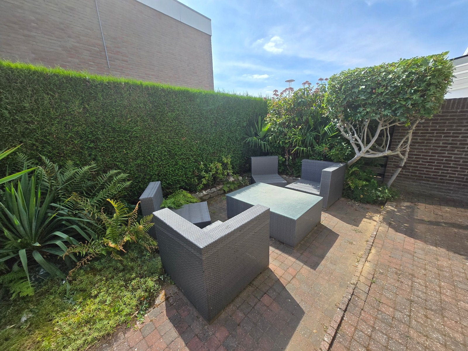 Tuinset zonder kussens, Tuin en Terras, Tuinsets en Loungesets, Ophalen, Zo goed als nieuw