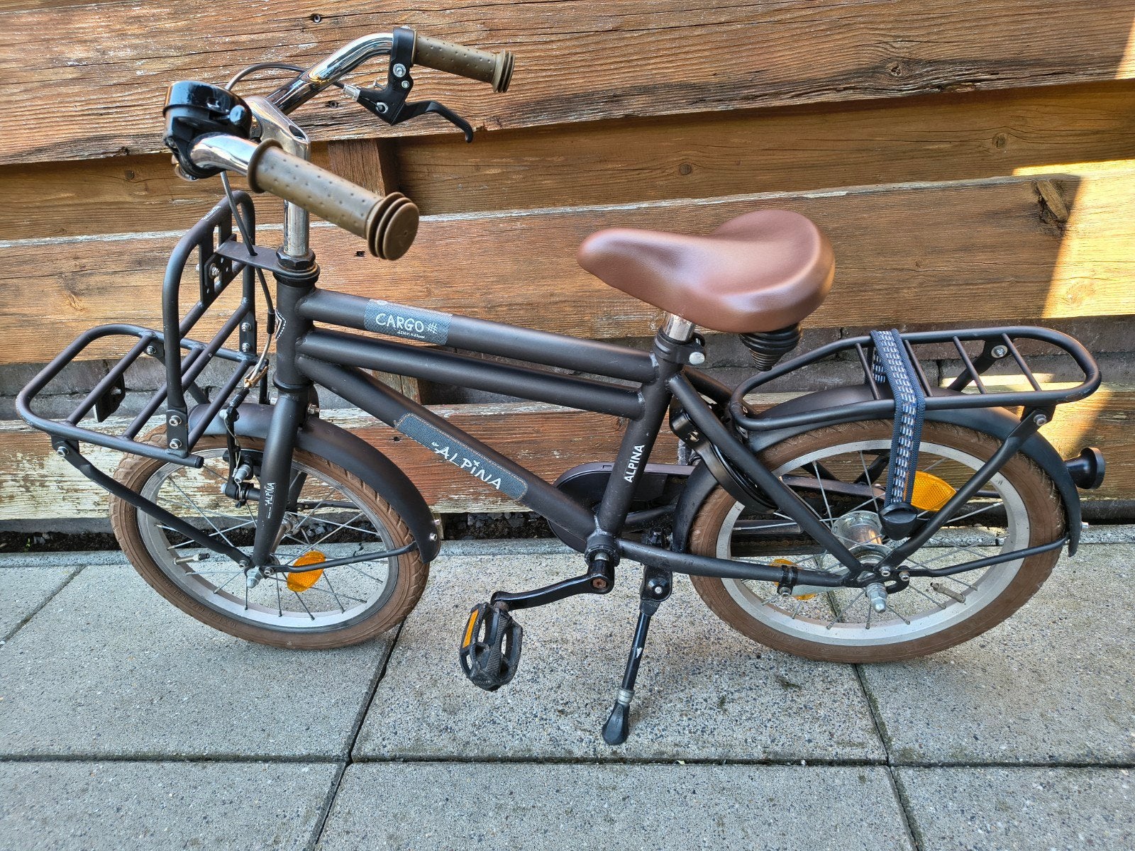 Alpina Cargo 16 inch kinderfiets te koop, Fietsen en Brommers, Fietsen | Kinderfietsjes, Ophalen, Terugtraprem, 16 tot 20 inch
