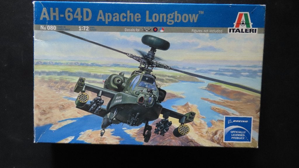 AH-64D Apache Longbow Nederlands Italeri 1/72, Hobby en Vrije tijd, 1:72 tot 1:144, Italeri, Helikopter, Nieuw