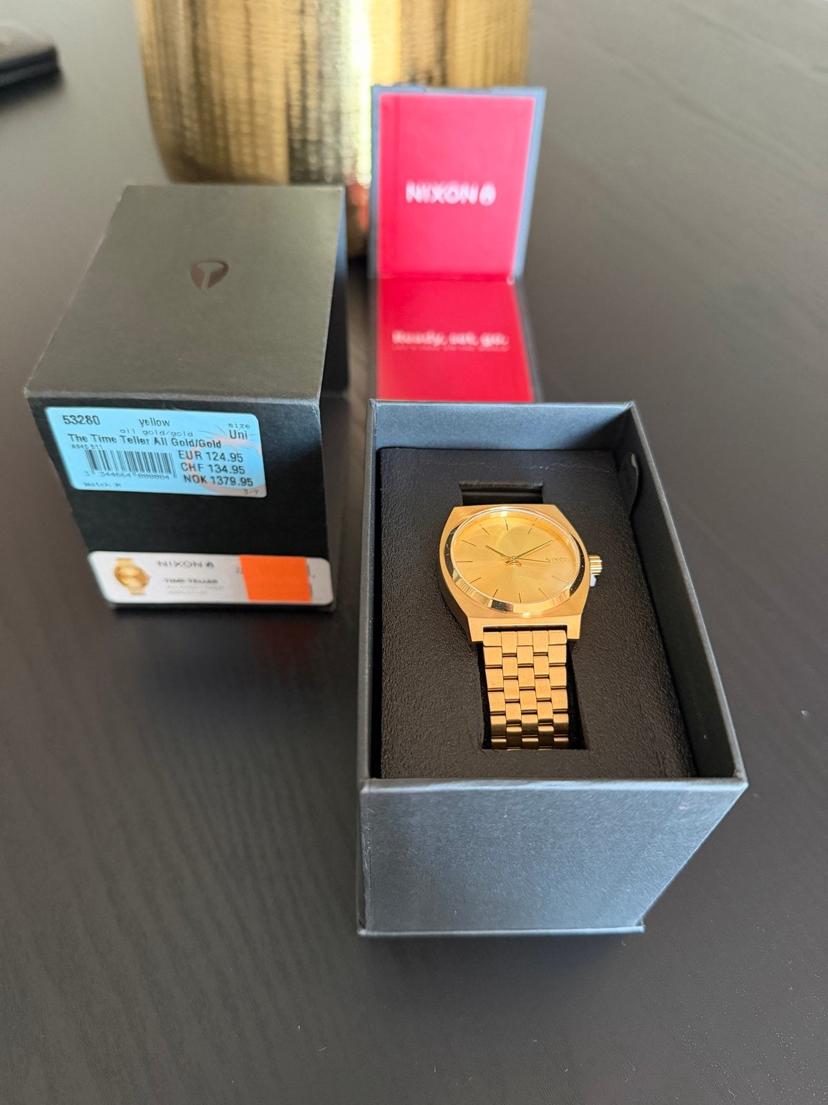Nixon - All Gold Horloge (NIEUW), Sieraden, Tassen en Uiterlijk, Horloges | Heren, Overige merken, Polshorloge, Overige materialen
