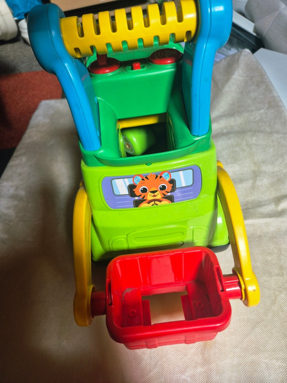 VTech Recycle Vrachtwagen - Rijden en Spelen, Ophalen of Verzenden, Zo goed als nieuw