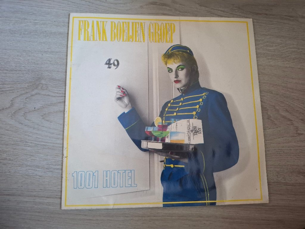 LP Frank Boeijen Groep – 1001 Hotel. (1983), Gebruikt, 1980 - 1989, Pop, 12 inch