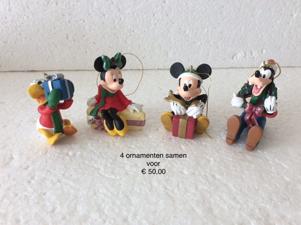 kleine Disney ornamenten - los - per 2 - of in 1 koop', Ophalen of Verzenden, Overige figuren, Zo goed als nieuw, Beeldje of Figuurtje