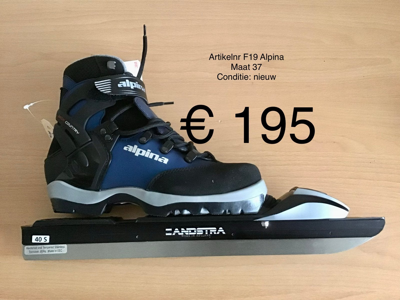 Clicknoren alpina maat 37 type salomon nieuw, Sport en Fitness, Klapschaats, Onbekend, Nieuw, Onbekend