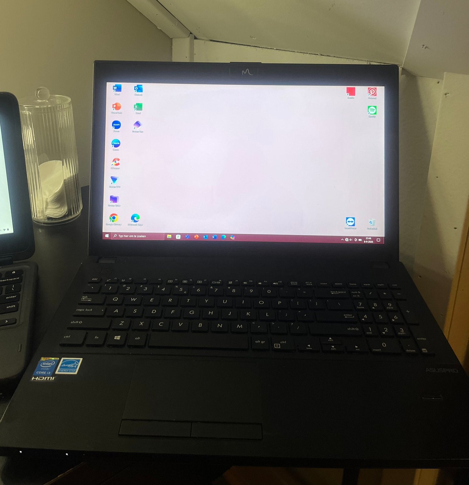 ASUSPRO Laptop - Ideaal voor werk en studie, Ophalen, Gebruikt, 2 tot 3 Ghz, 13 inch