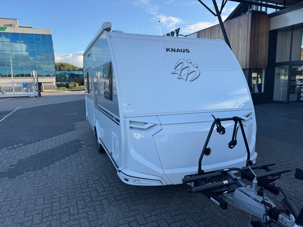 Knaus Sport E-Power Selection 450 FU 2022 MOVER + LUIFEL!!!, Caravans en Kamperen, Standaardzit, Fietsenrek, Lengtebed, Bedrijf