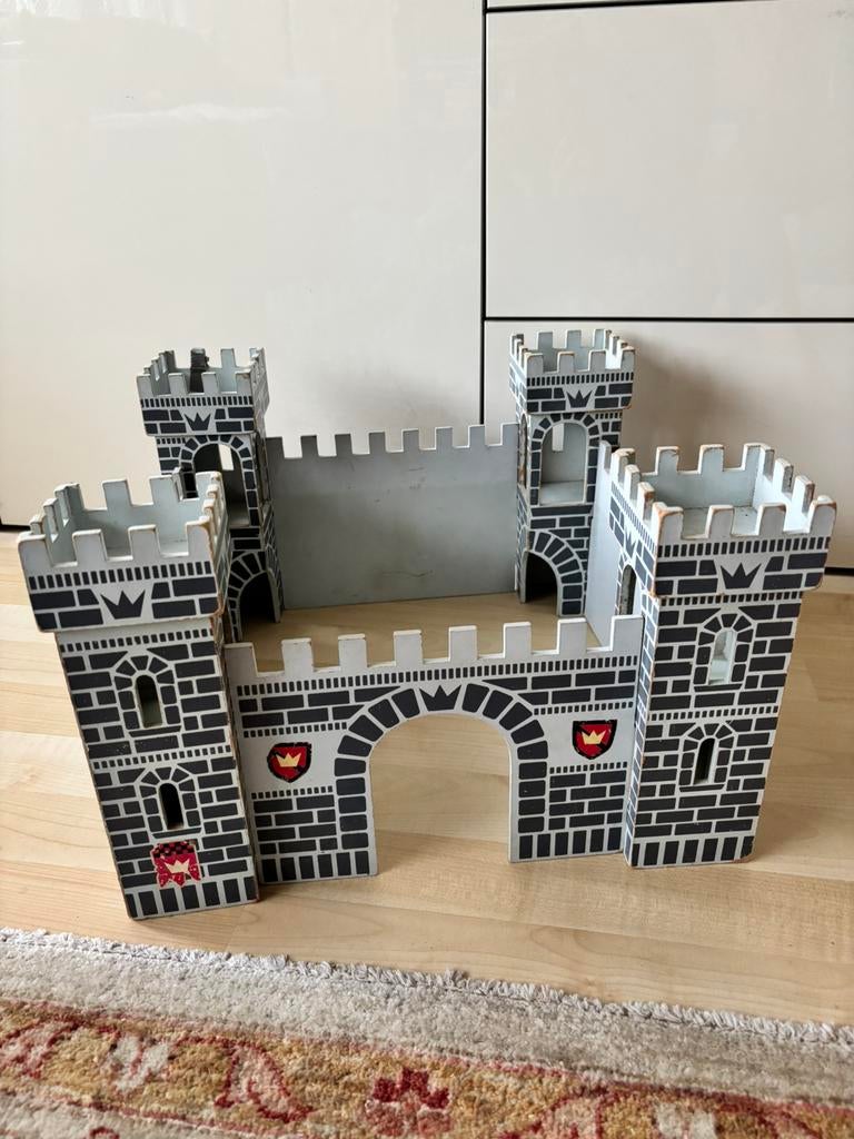 Ridder speelkasteel / kasteel, Verzenden, Zo goed als nieuw, Poppenhuis