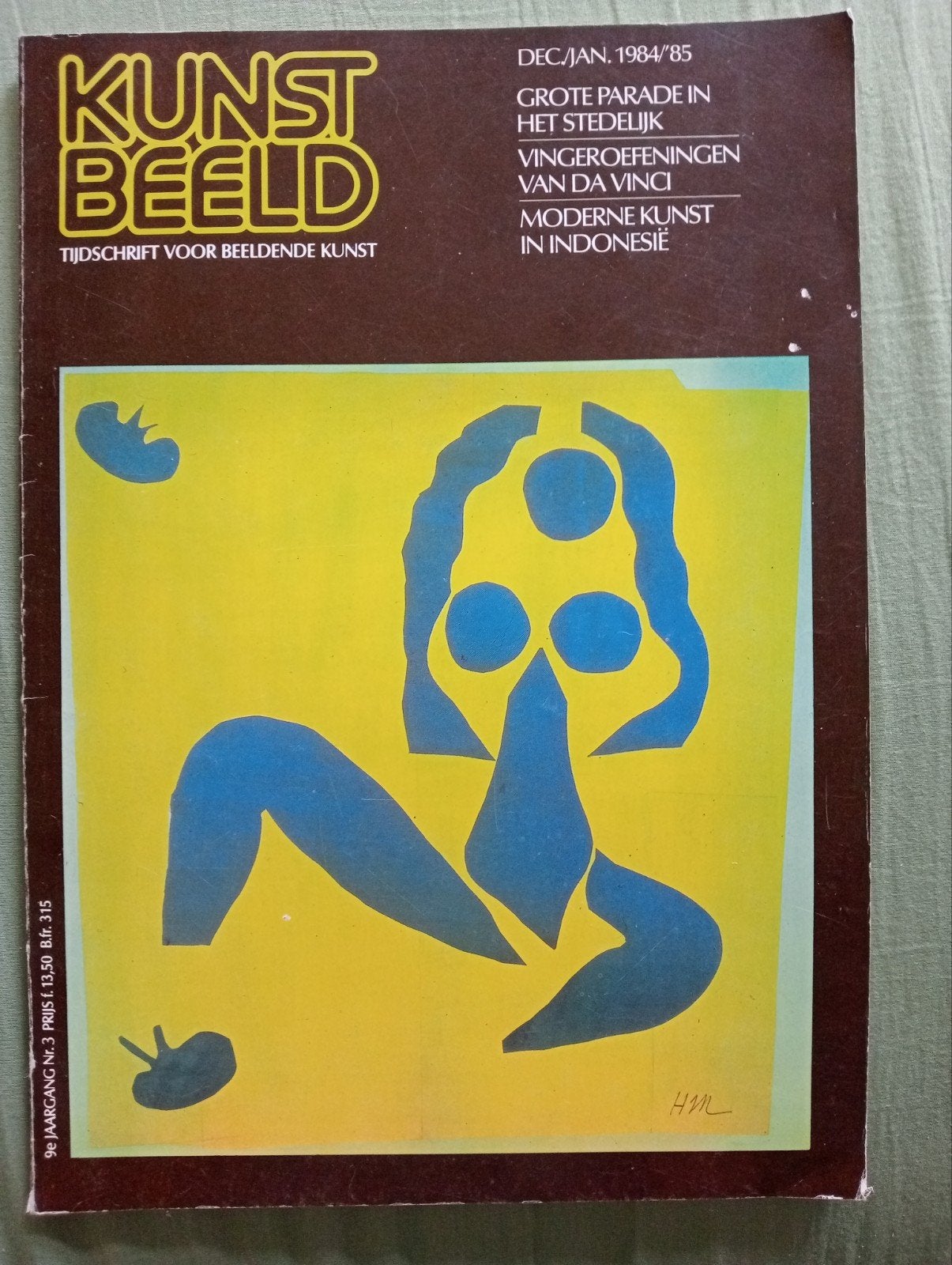 Kunst Beeld Tijdschrift Dec/Jan 1984/85 - Redelijke Staat, Ophalen of Verzenden, Gelezen, Overige typen