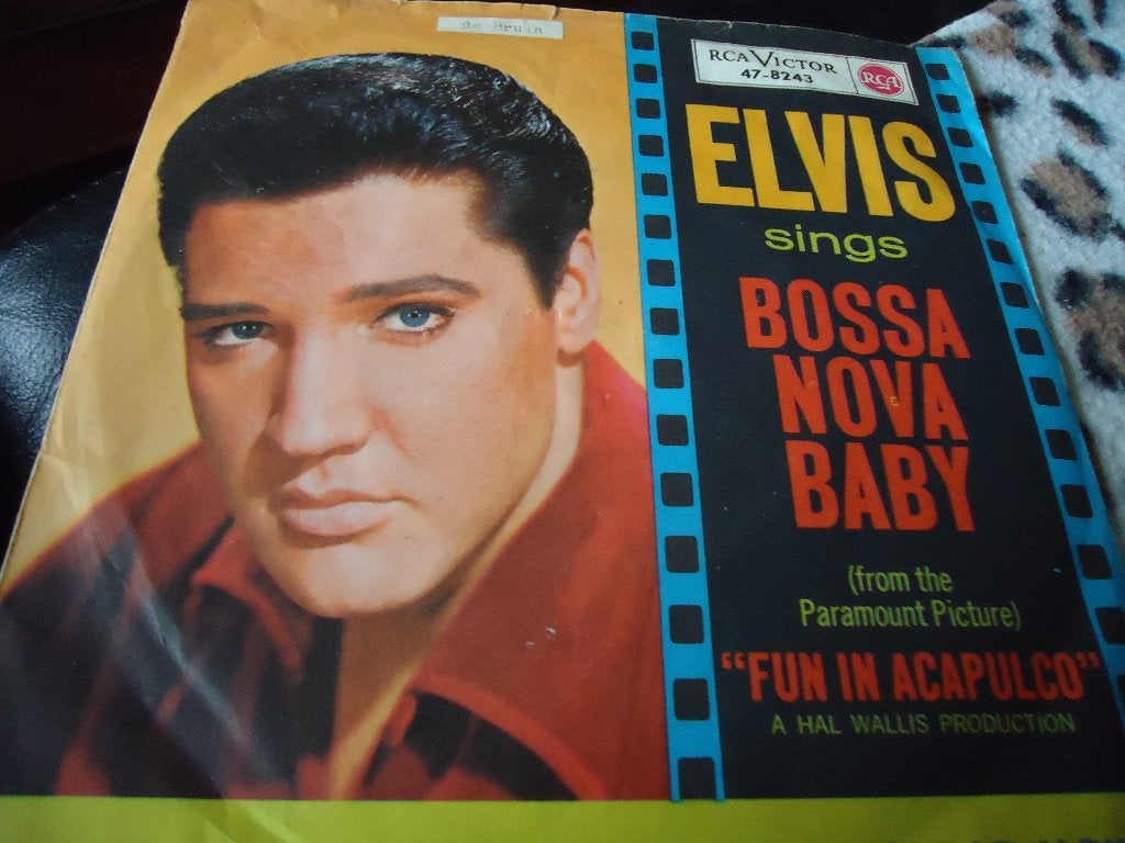 Elvis Presley Bossa nova baby, Cd's en Dvd's, Vinyl Singles, Ophalen of Verzenden, Zo goed als nieuw, Pop, Single