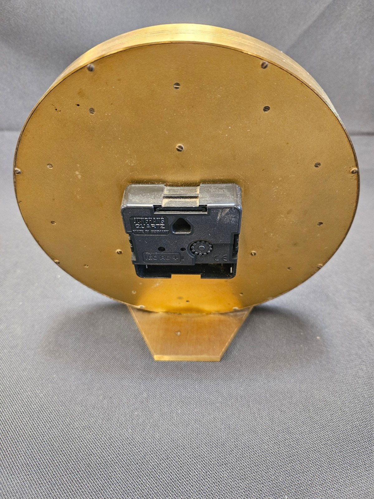 Vintage Kienzle Electric Tafelklok - Messing, Ophalen of Verzenden