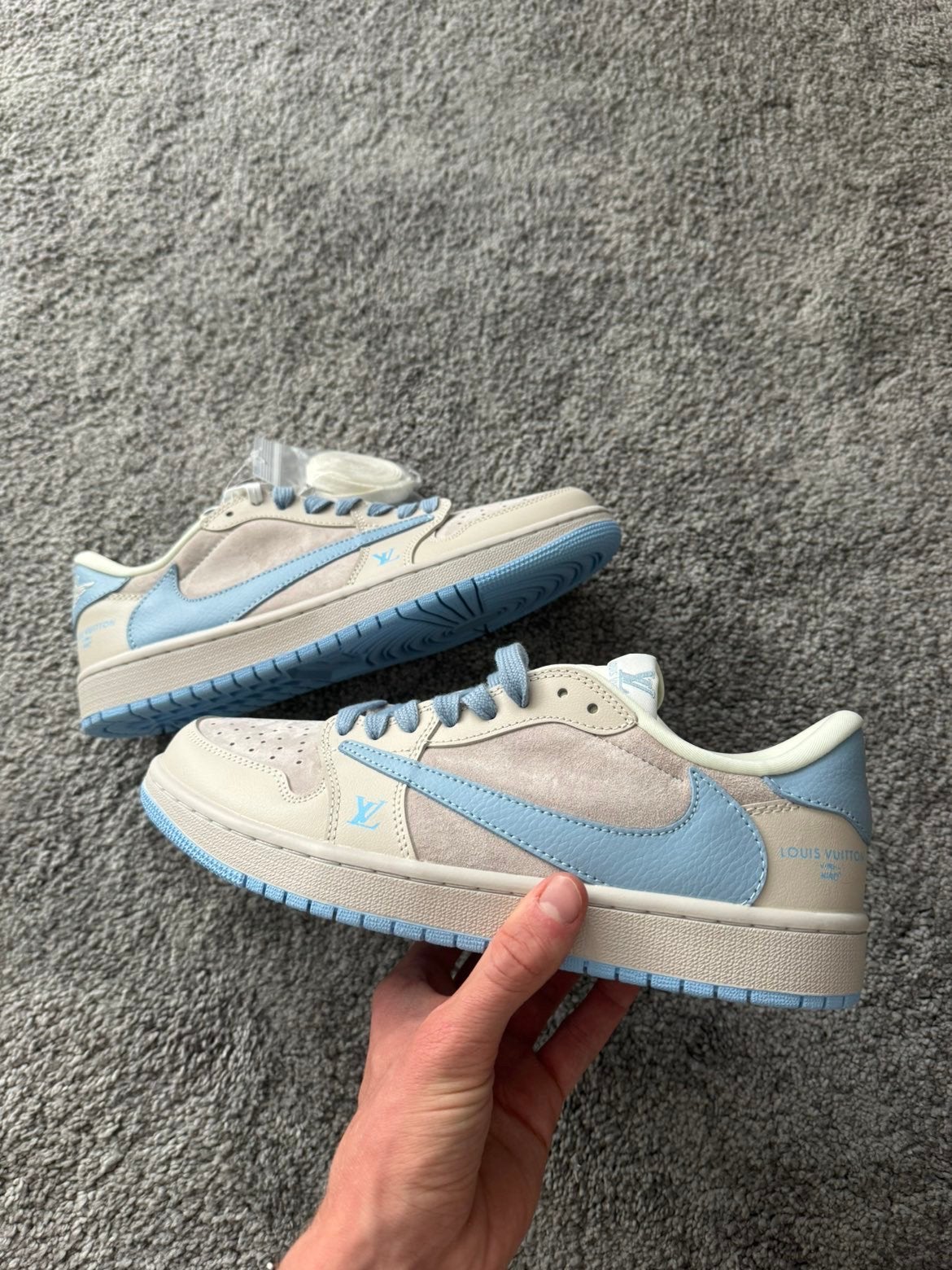Travis Scott Powder Blue, Kleding | Heren, Verzenden, Zo goed als nieuw, Blauw