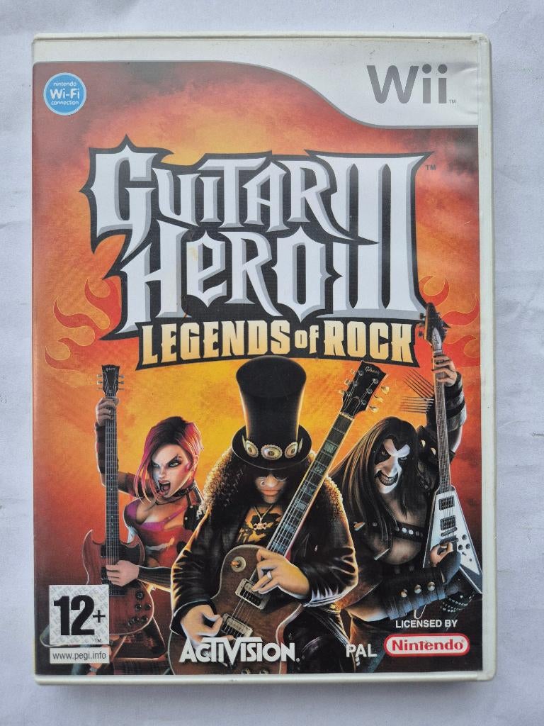 GUITAR HERO III legends of rock, Spelcomputers en Games, Games | Nintendo Wii, Muziek, Gebruikt, 1 speler, Ophalen of Verzenden