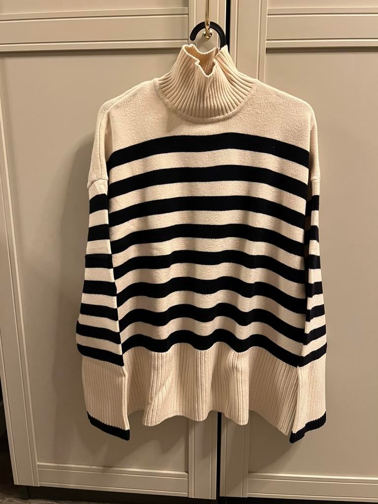 Zara coltrui M nieuw trui sweater knit hoodie gebreid wol, Ophalen of Verzenden, Nieuw, Maat 38/40 (M), Zwart