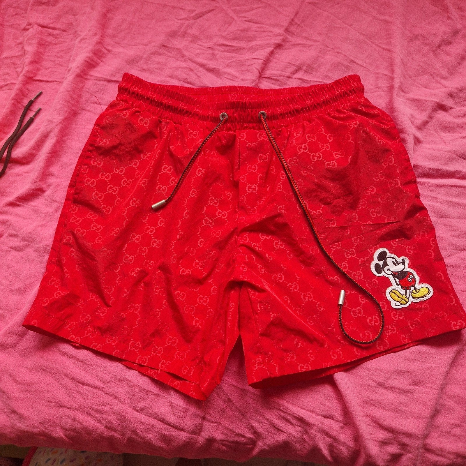 Gucci Mickey Mouse Zwemshort Rood, Overige maten, Ophalen of Verzenden, Gucci, Zwemshort