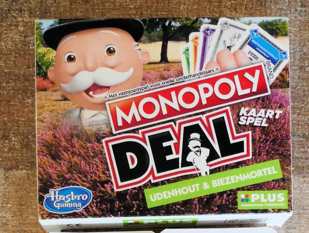 Monopoly Deal Udenhout Biezenmortel Hasbro. Nieuw in doosje., Hobby en Vrije tijd, Gezelschapsspellen | Bordspellen, Een of twee spelers