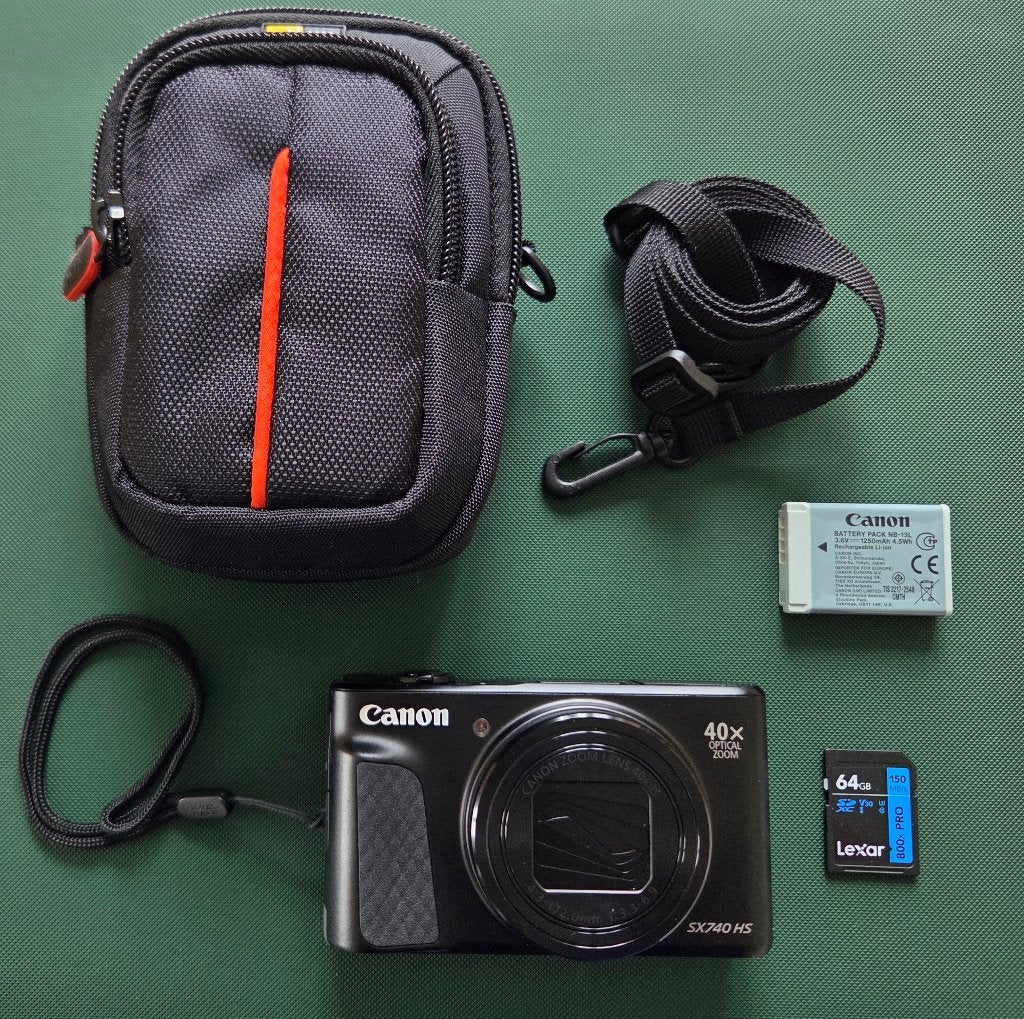 Canon Powershot SX740 HS, Audio, Tv en Foto, Fotocamera's Digitaal, Canon, Geheugenkaart, Ophalen of Verzenden, Zo goed als nieuw
