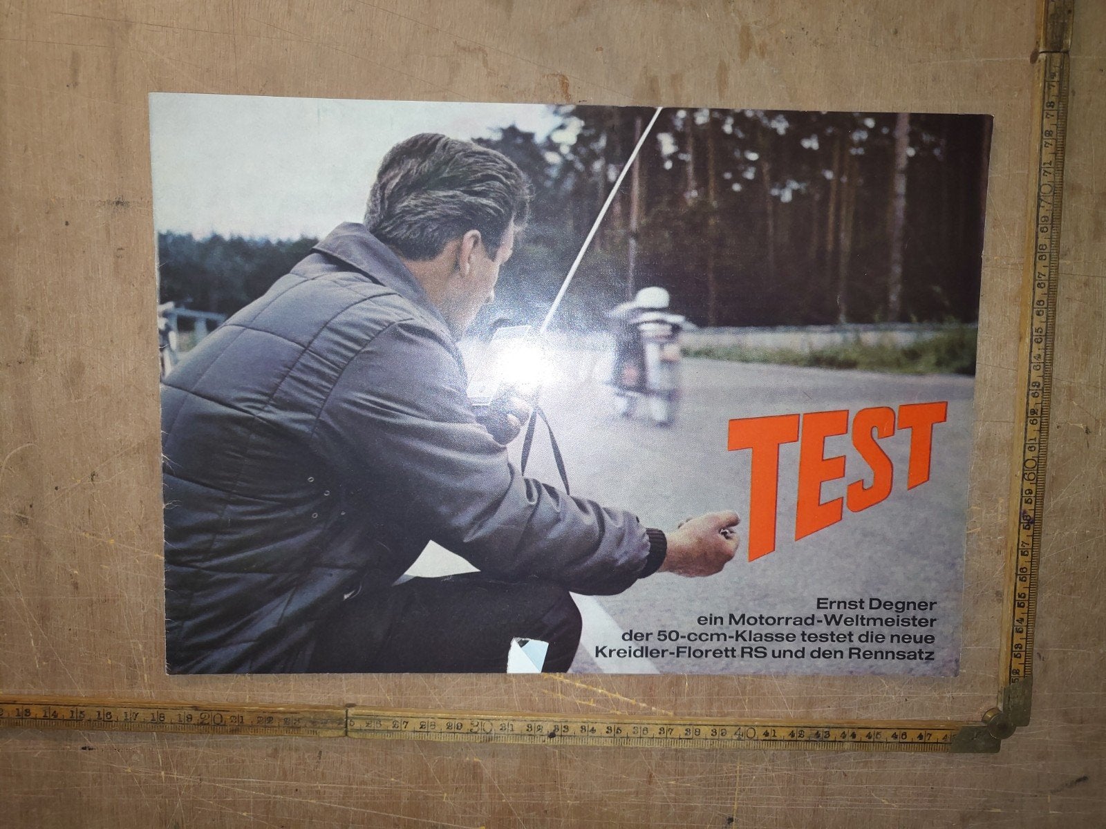 Kreidler Florett RS Rennsatz Test Brochure '69, Ophalen of Verzenden